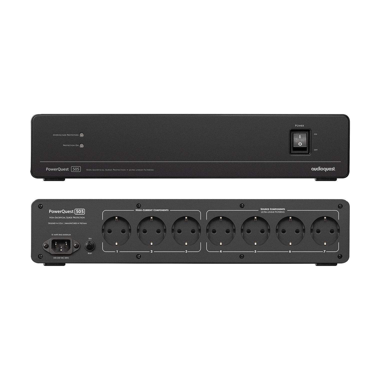 AudioQuest PowerQuest 505 condizionatore rete Schuko Europa