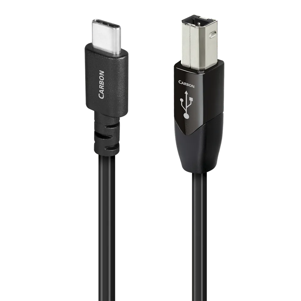 AudioQuest Carbon USB-C USB-B cavo USB argento 5%