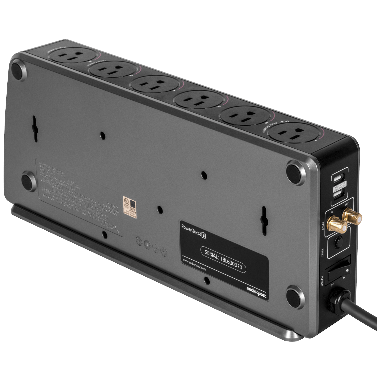 AudioQuest PowerQuest 2 filtro rete 6 prese