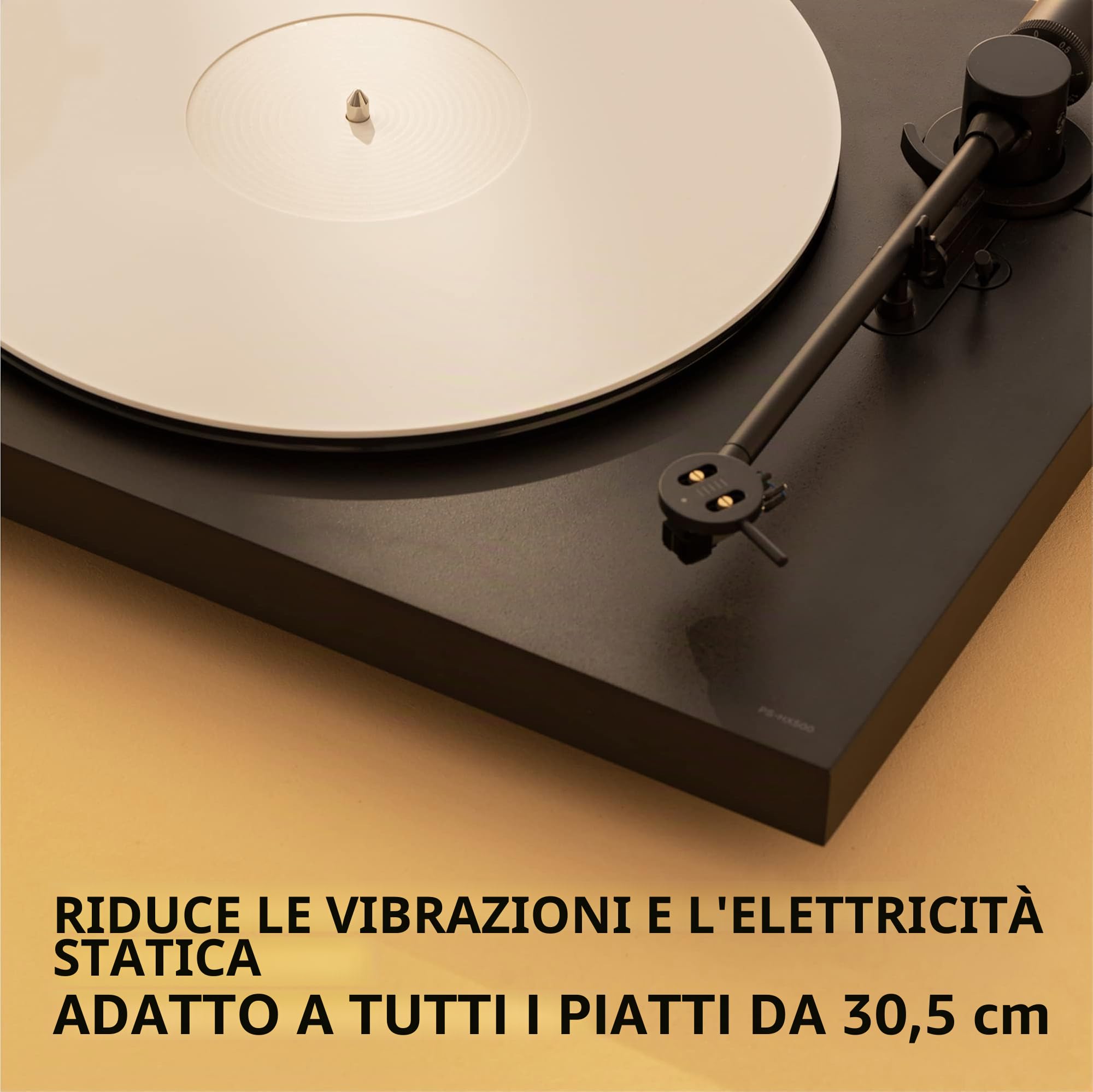 Big Fudge Tappetino Giradischi Acrilico 30,5 cm Bianco