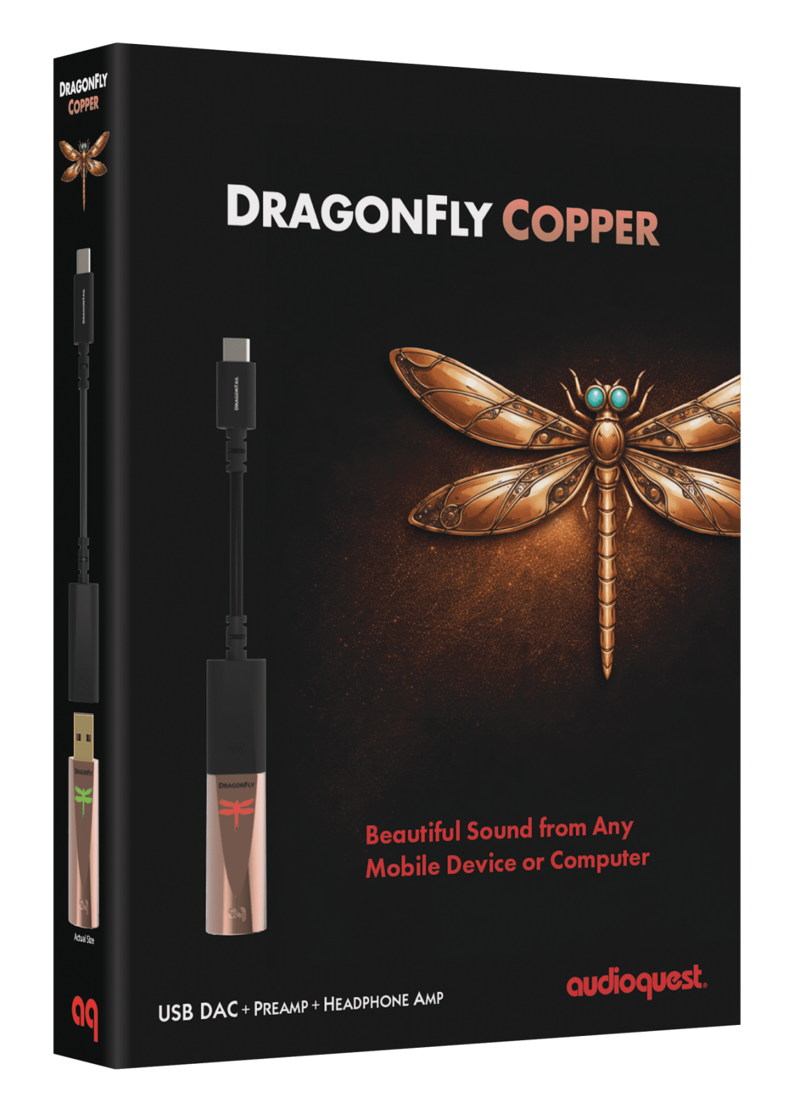 AudioQuest DragonFly Copper DAC USB amplificatore cuffie Hi-Res