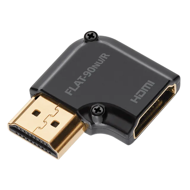 Audioquest Flat adattatore HDMI 90° NU/R salvaspazio