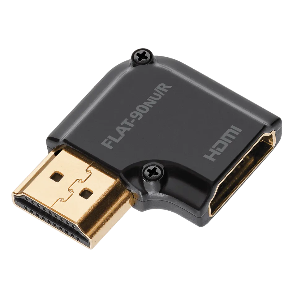 Audioquest Flat adattatore HDMI 90° NU/R salvaspazio