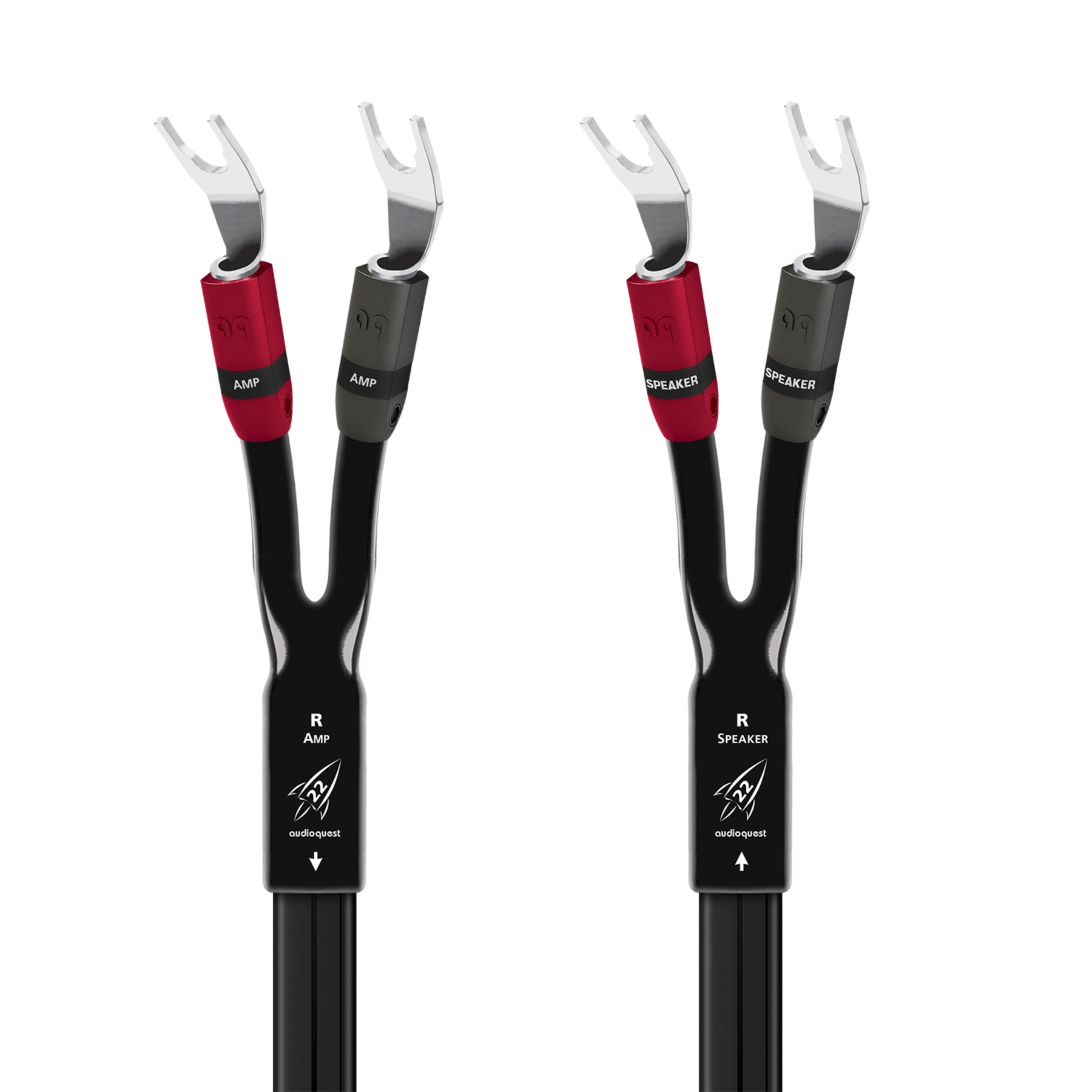 AudioQuest Rocket 22 Cavo Diffusori Coppia 2 m Banana Rame