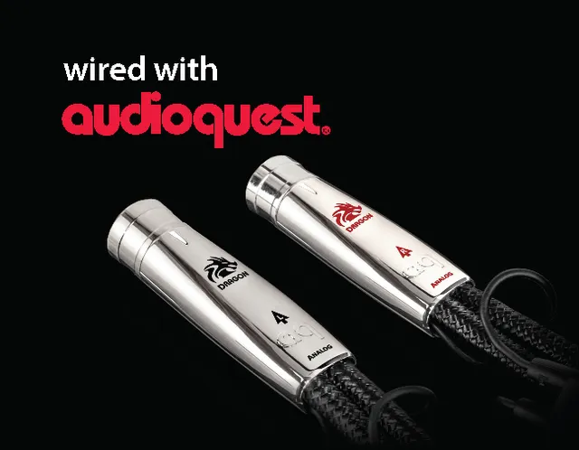 AudioQuest Wired with AudioQuest adesivo Dragon XLR