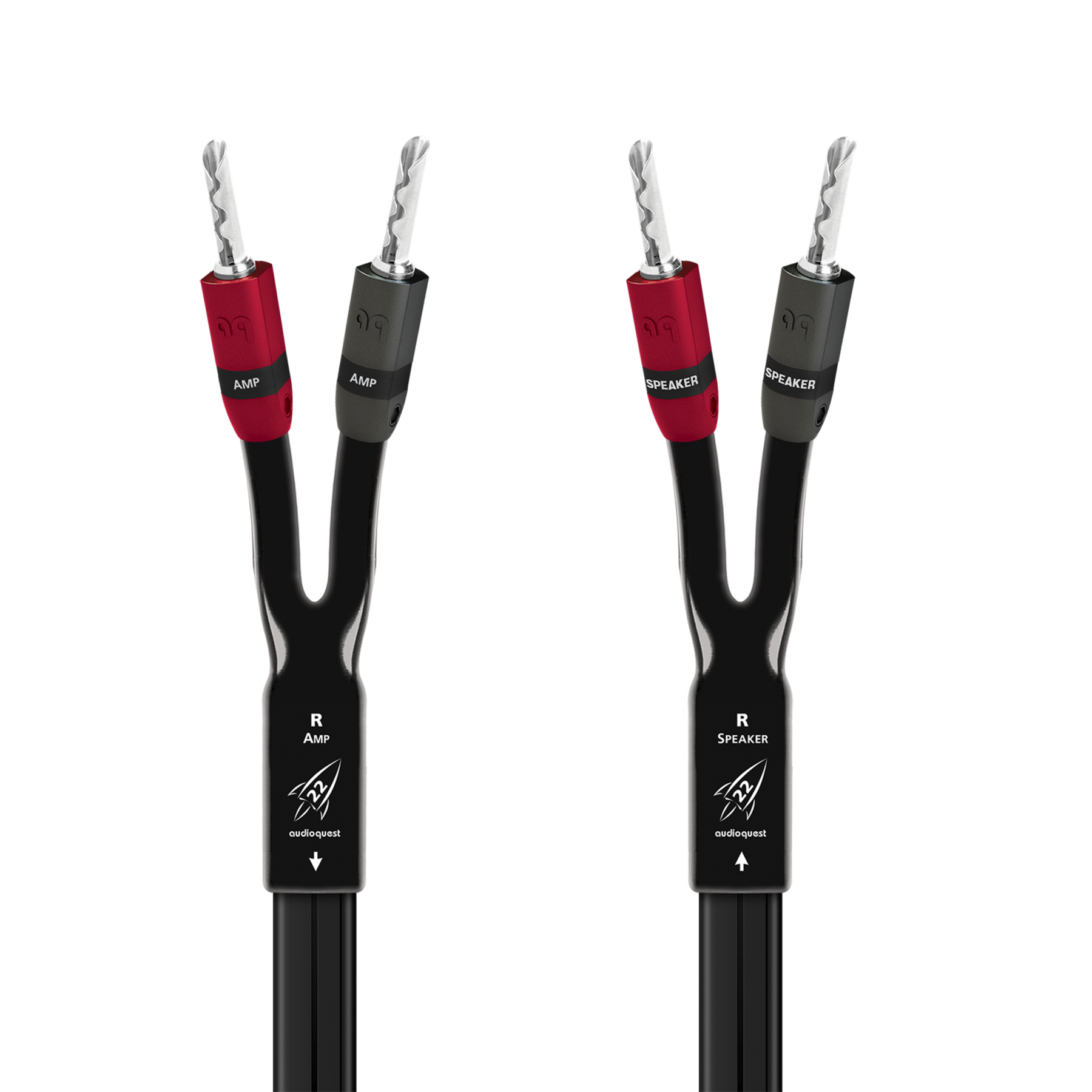 AudioQuest Rocket 22 Cavo Diffusori Coppia 2 m Banana Rame