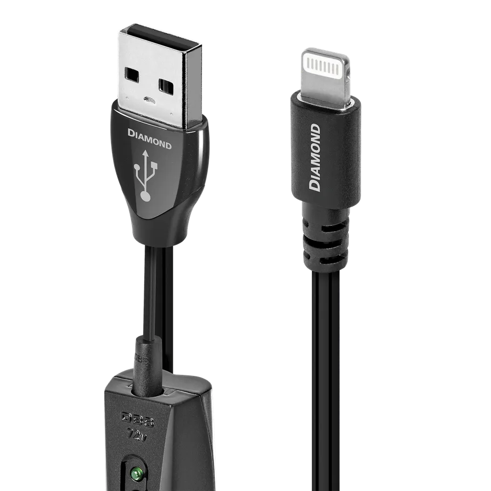 AudioQuest Diamond cavo USB-A Lightning argento PSS