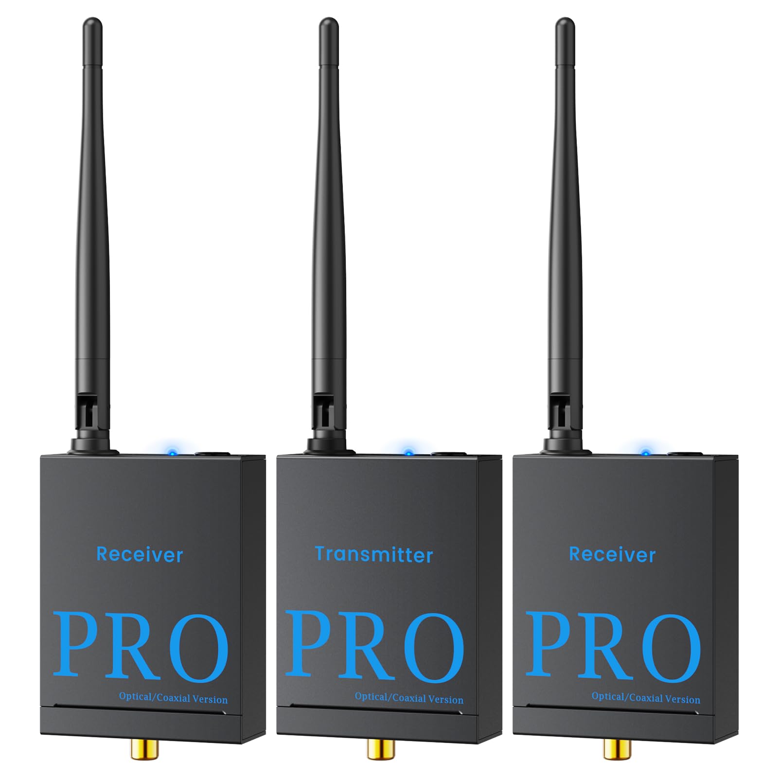 1Mii Set Audio Wireless 2.4G 1TX+2RX 100m RCA