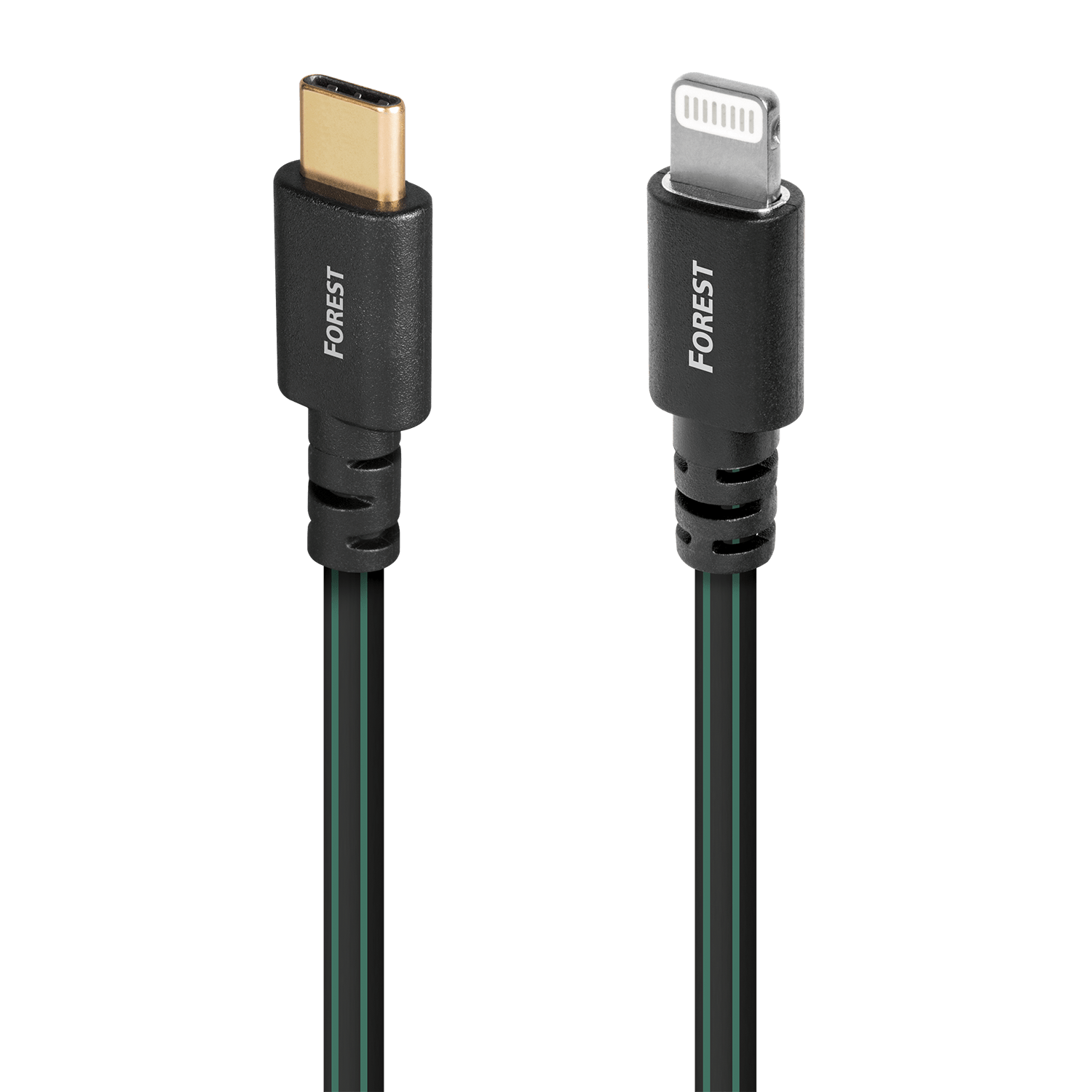 AudioQuest Forest cavo USB-C Lightning 0,75 m argento