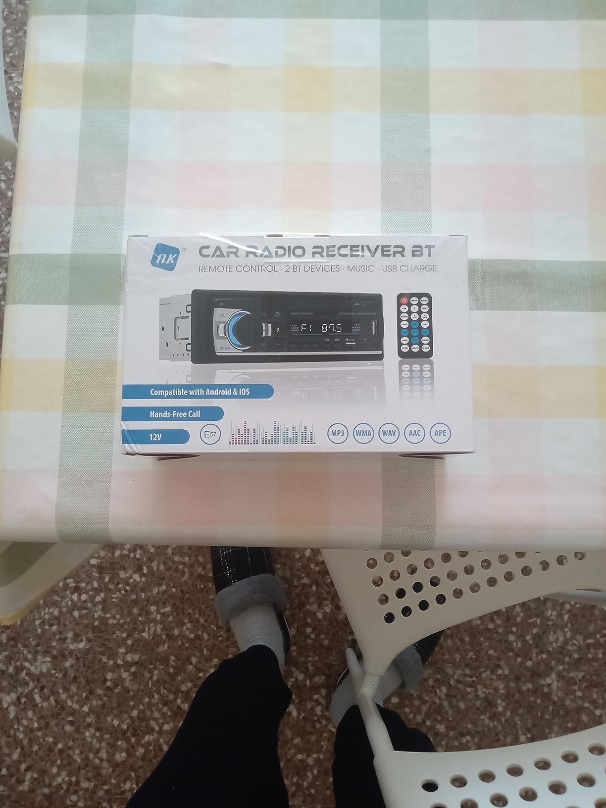 NK Radiocare Autoradio Bluetooth 1 DIN 4x40W