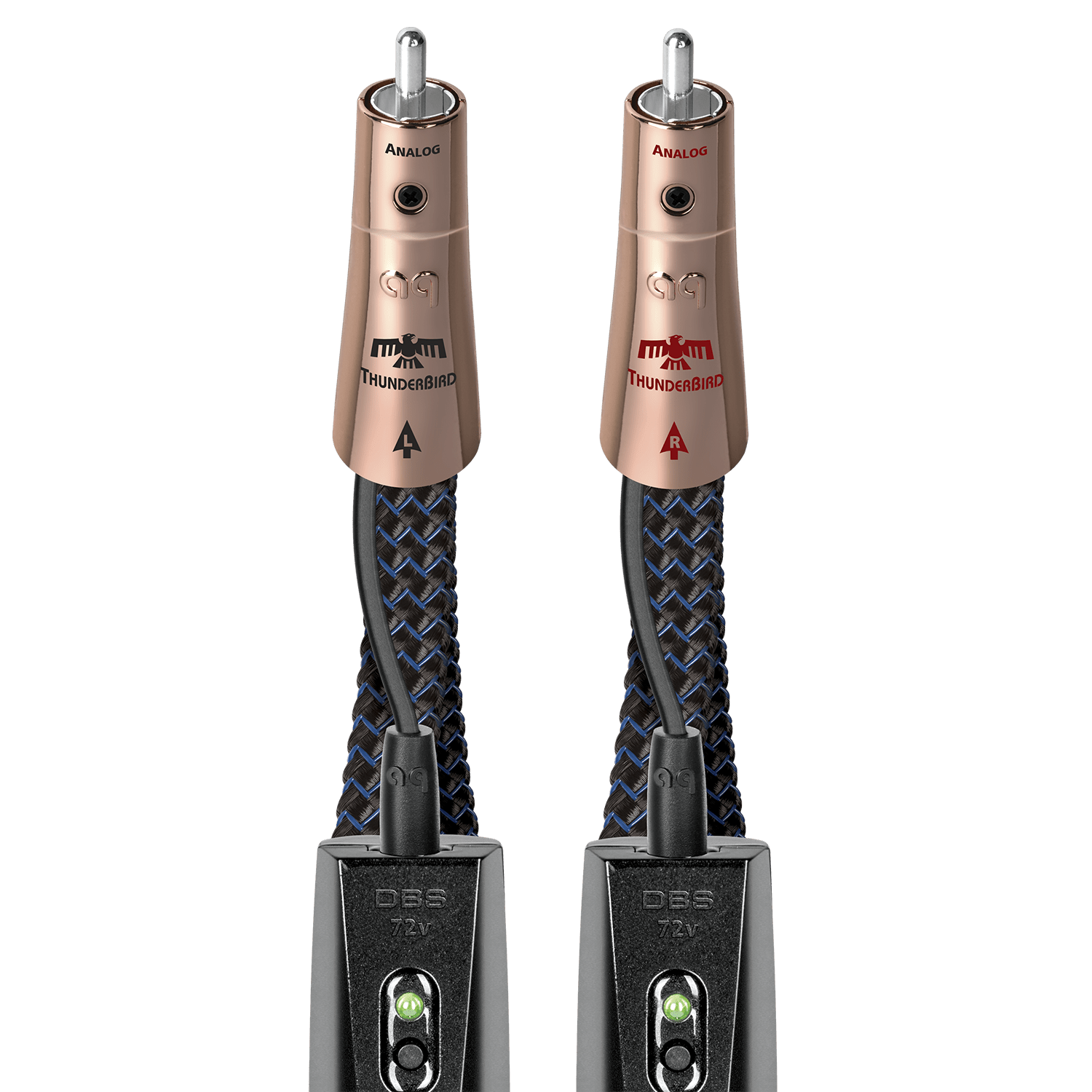 AudioQuest ThunderBird RCA cavo RCA rame PSC+ Zero-Tech