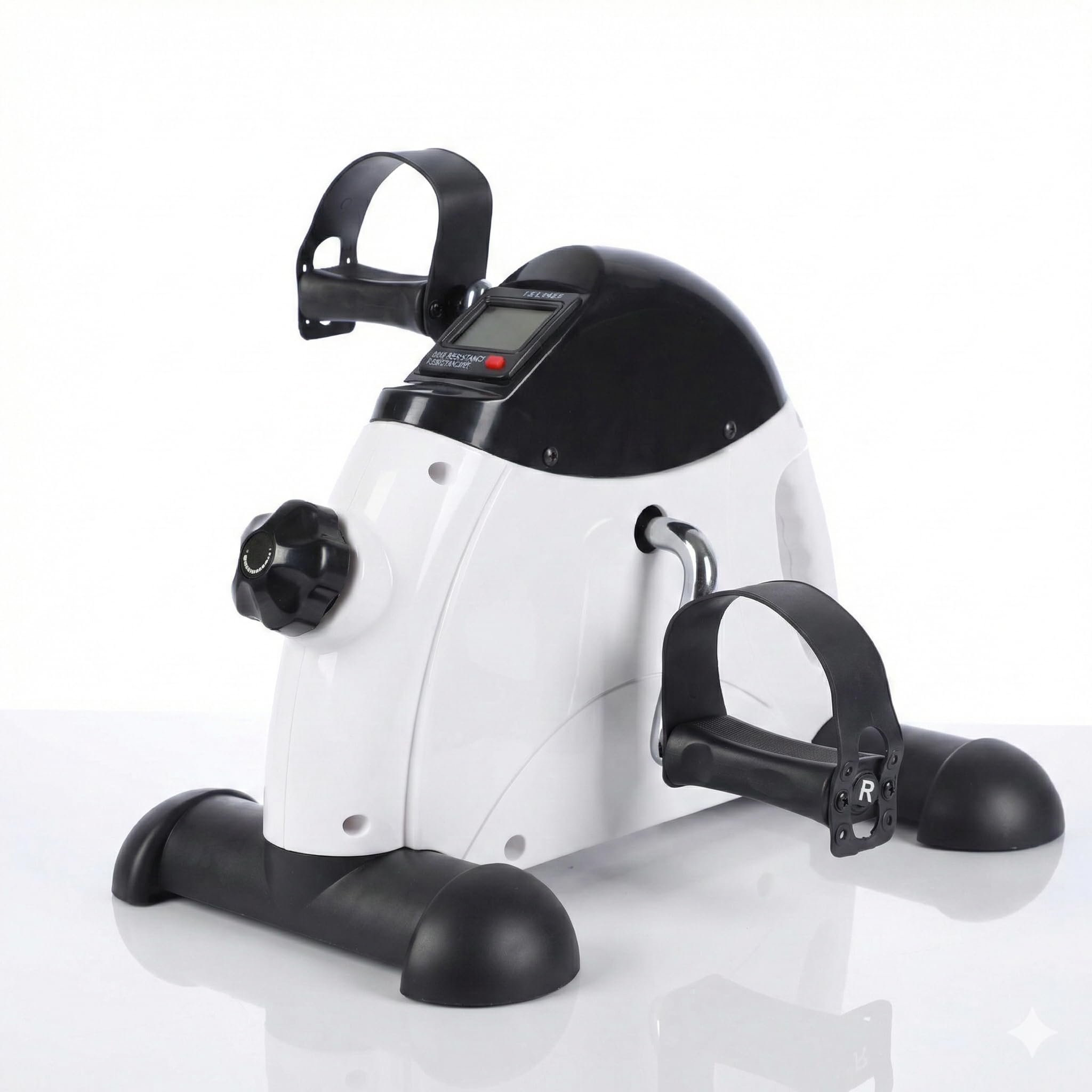 NK Pedali Statici Mini Bike Braccia Gambe Display LCD