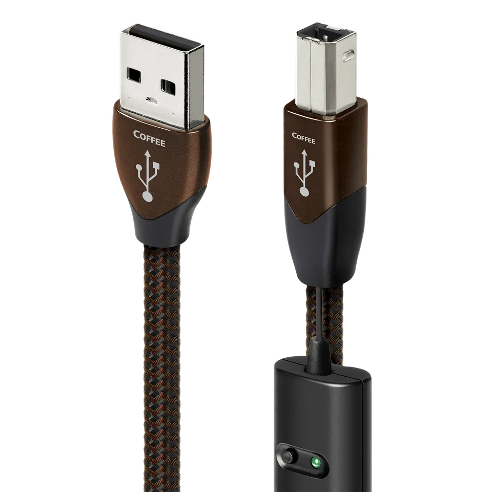 AudioQuest Coffee USB-A B cavo USB 1,5 m argento ricondizionato