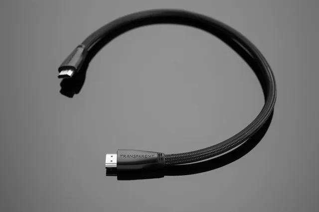 Transparent cavo HDMI digitale 1 metro audio video film