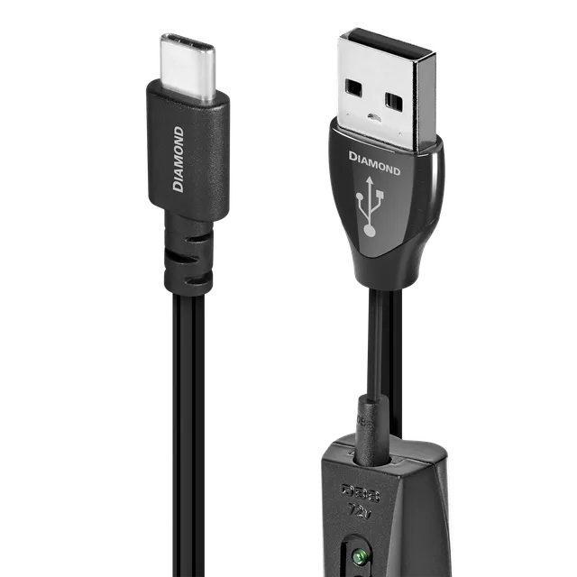 AudioQuest Diamond USB-C/A cavo USB argento DBS