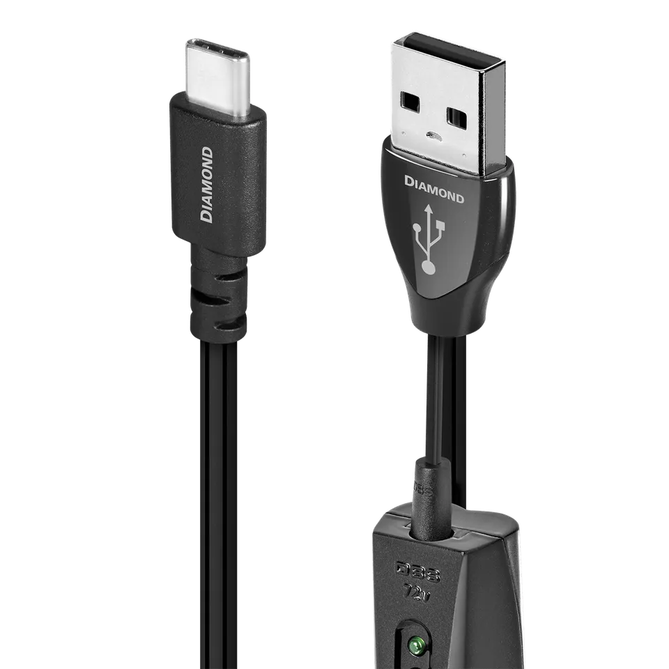 AudioQuest Diamond USB-C>A cavo USB argento PSS