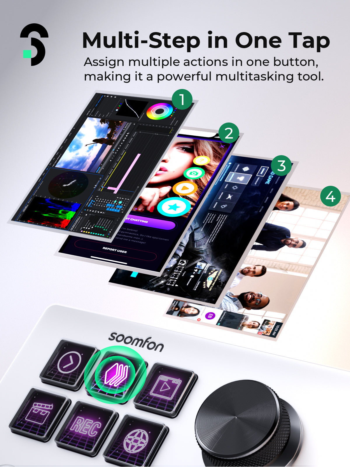 SOOMFON Stream Controller SE tastiera streaming USB