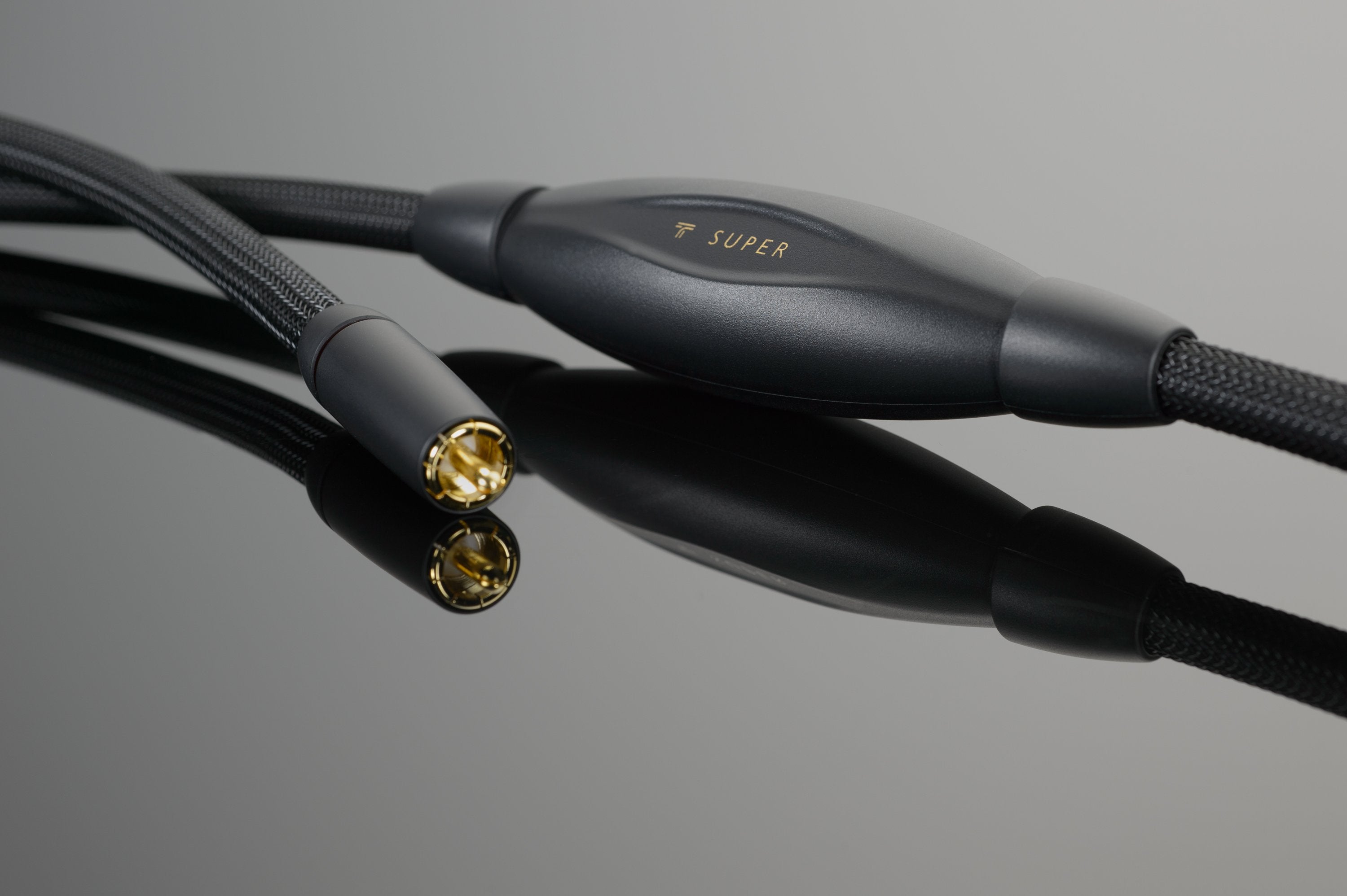 Transparent Super Interconnect RCA Coppia 1m Connettori Oro