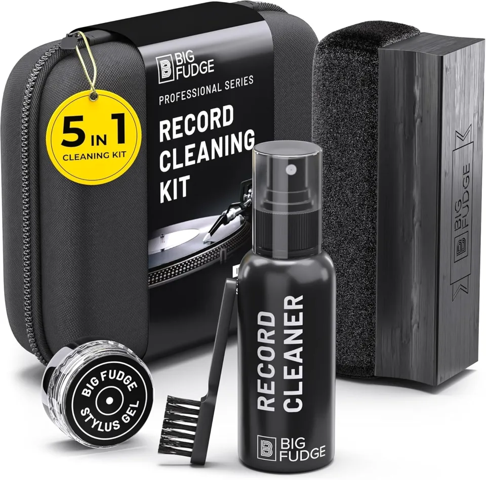 Big Fudge Vinyl Cleaning Kit Pulizia Vinili 4 in 1 Velluto