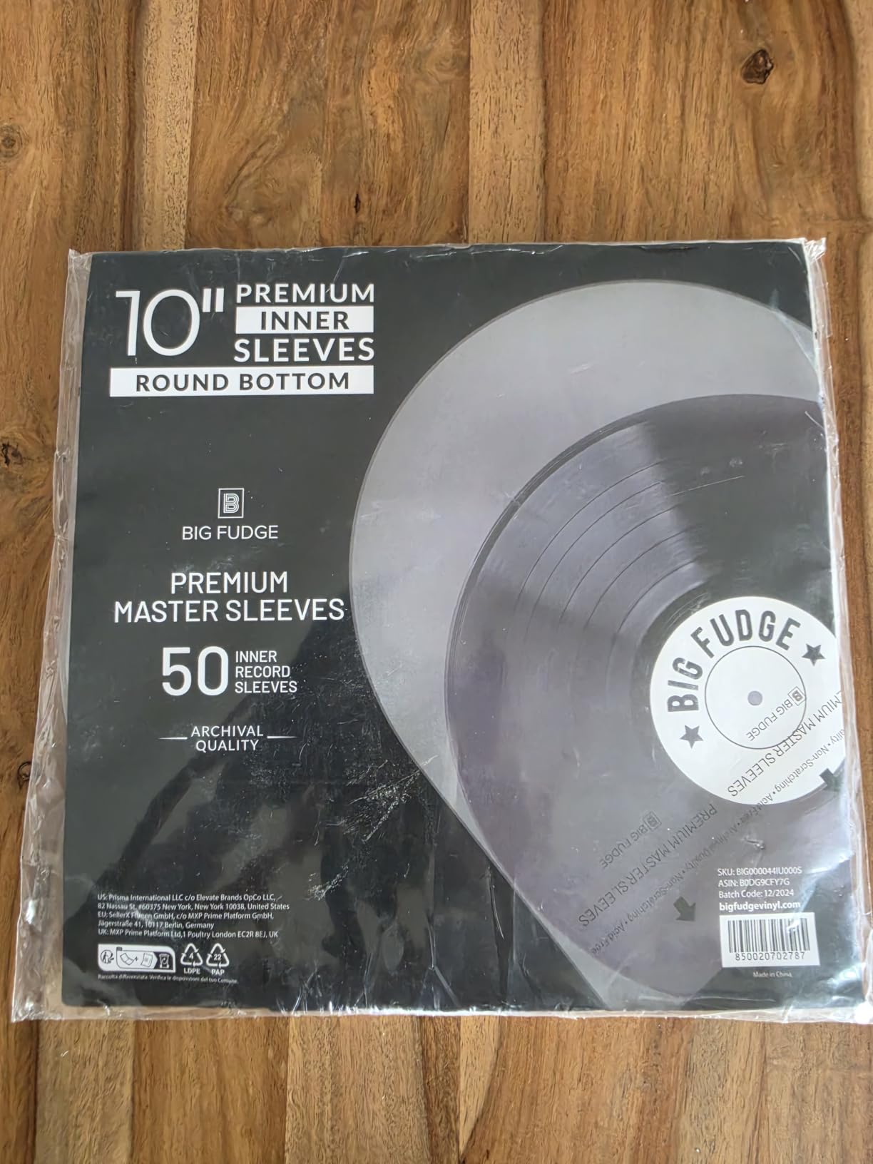 Big Fudge Inner Sleeves Buste Vinili 78 Giri 50 Pezzi