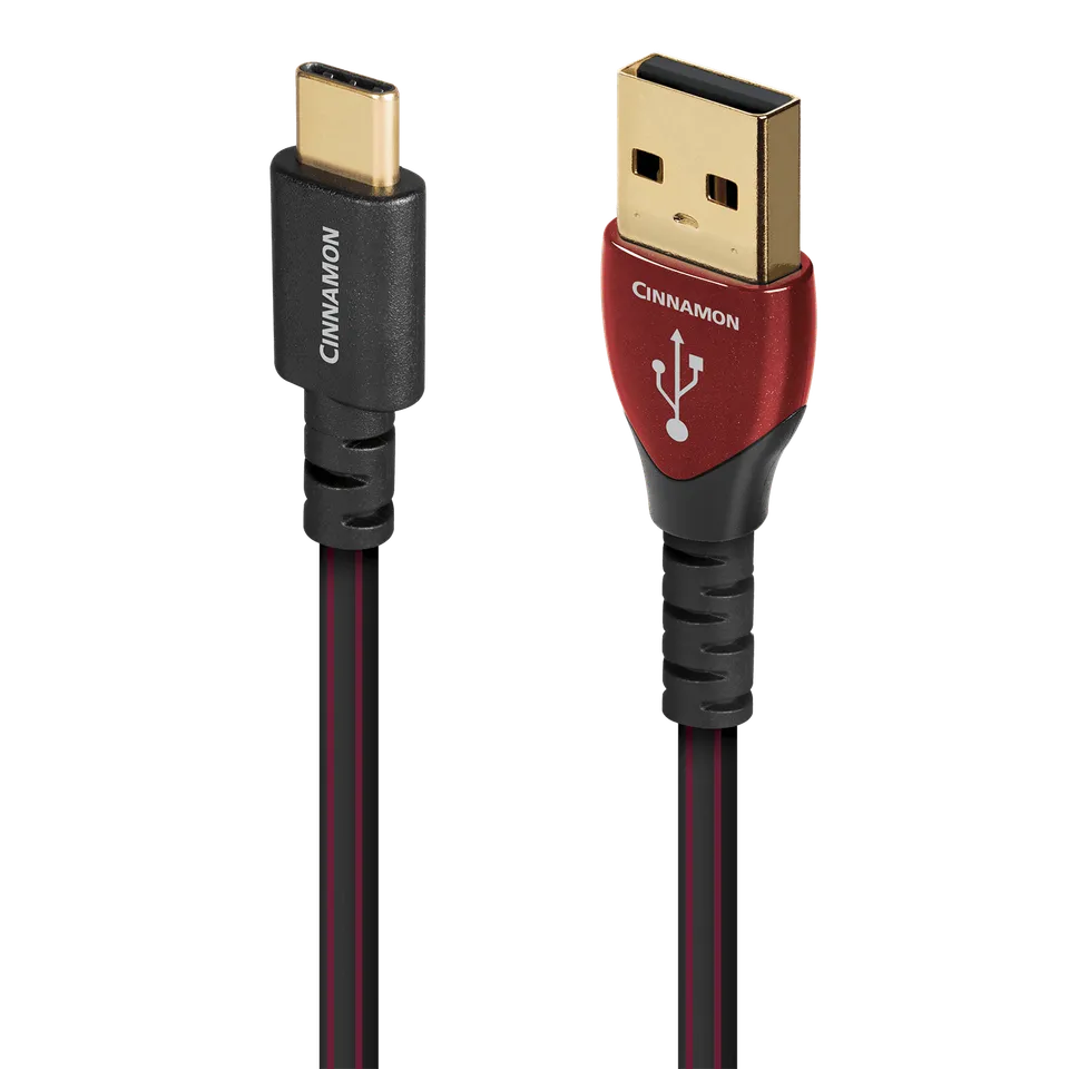 Audioquest Cinnamon Cavo USB-C USB-A Argento 1.25%