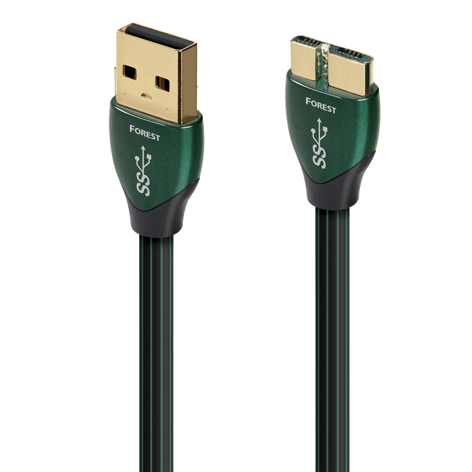 Audioquest Forest USB-A 3.0 Micro-B 3.0 cavo USB argento