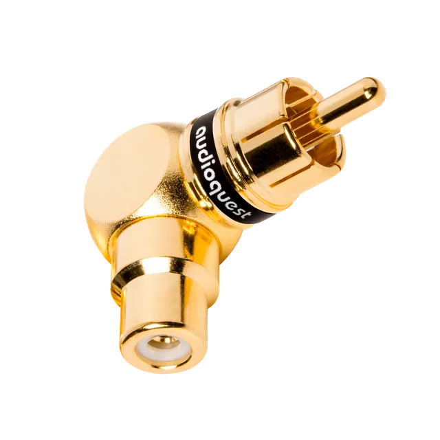 AudioQuest Accessories RCA 90° adattatore RCA angolare rame