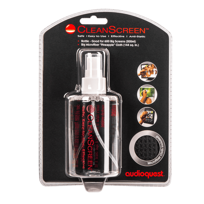 AudioQuest CleanScreen Pack kit pulizia schermi 6oz
