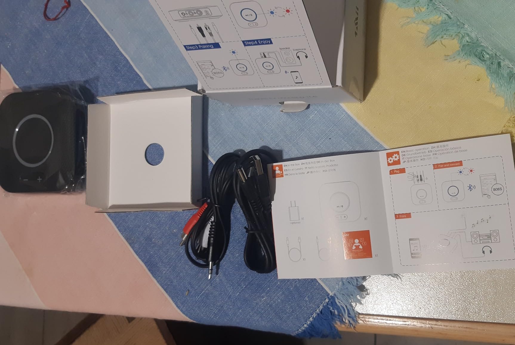 1Mii B06S Ricevitore Bluetooth 5.3 aptX HD RCA AUX