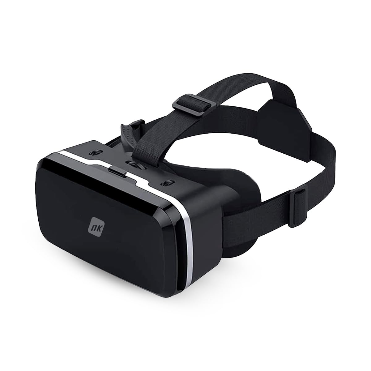 NK occhiali VR smartphone 4,7-6,53" neri con cuffie 360°
