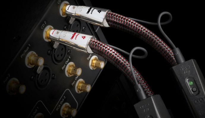 AudioQuest FireBird RCA-RCA cavo audio argento PSS DBS 72V