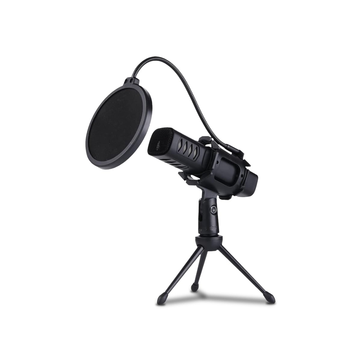 NK Microfono USB a Condensatore con Treppiede e Antipop