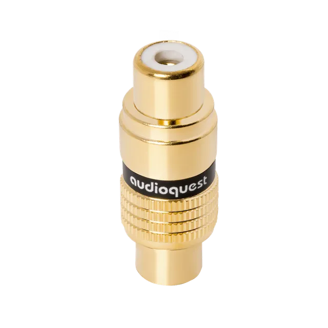 Audioquest Accessories RCA adattatore RCA femmina-femmina oro