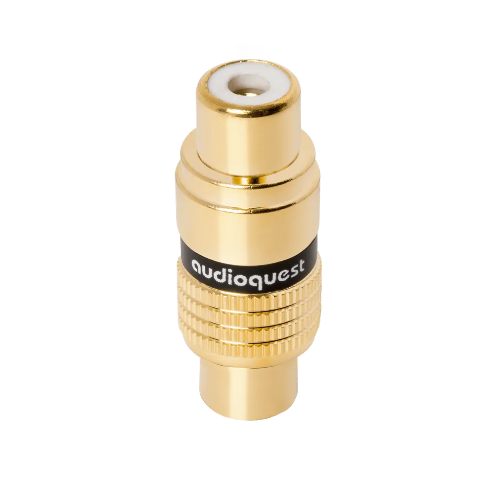 Audioquest Accessories RCA adattatore RCA femmina-femmina oro