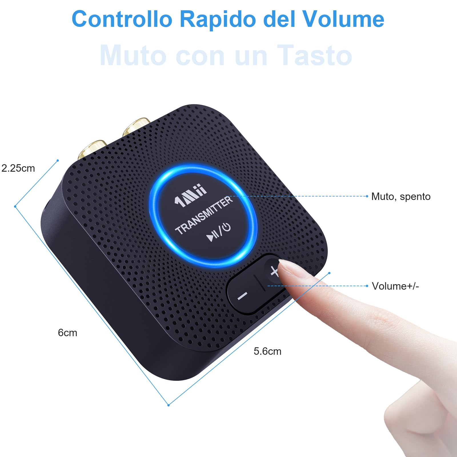 1Mii 2.4G kit audio wireless trasmettitore ricevitore 80m