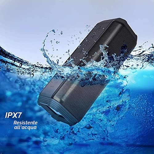 NK Cassa Bluetooth Portatile 20W TWS IPX7 Assistente Vocale