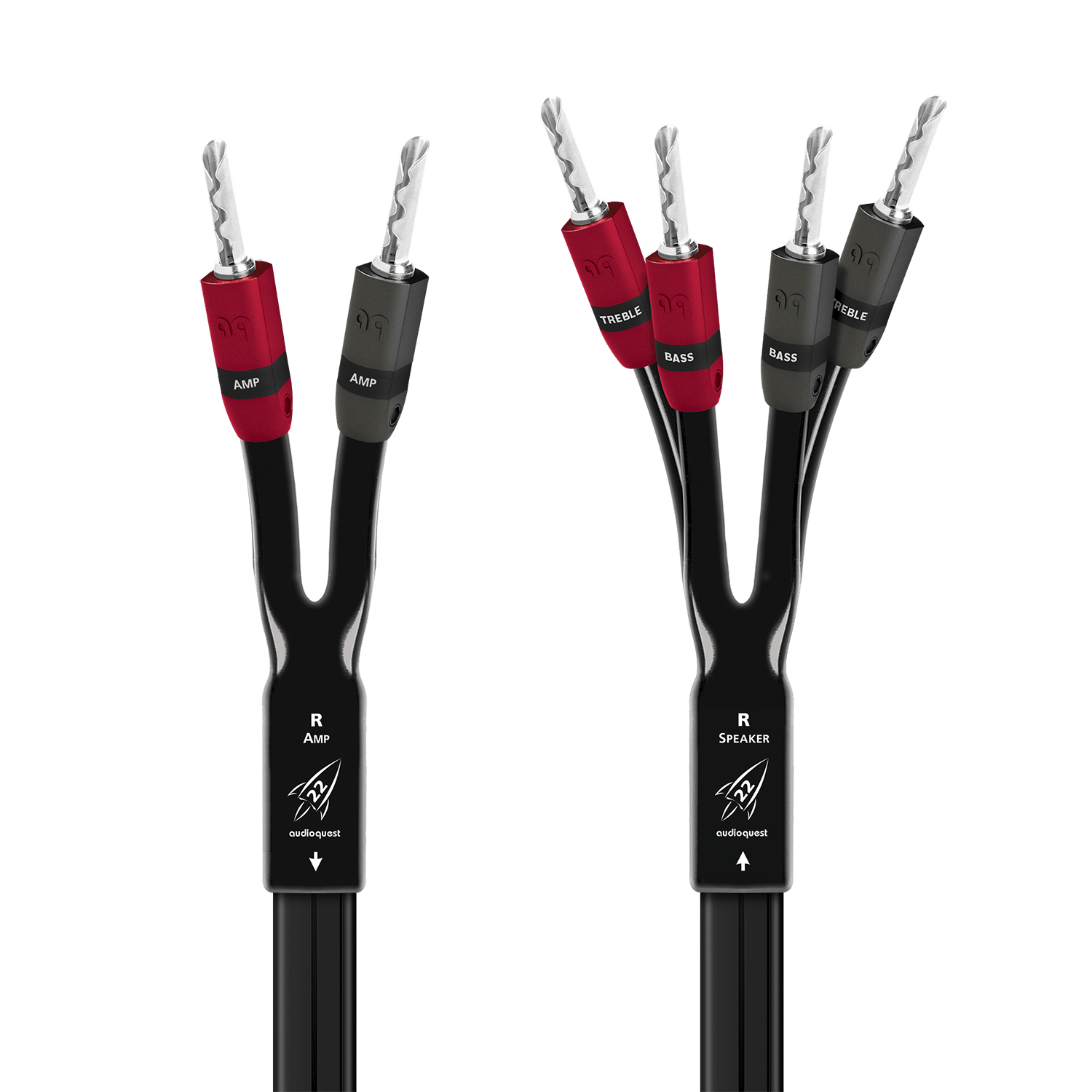 AudioQuest Rocket 22 cavo diffusori Single-BiWire 3 m coppia