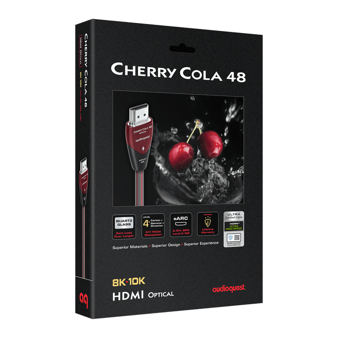 AudioQuest Cherry Cola 48 cavo HDMI ottico 48Gbps lunghe distanze