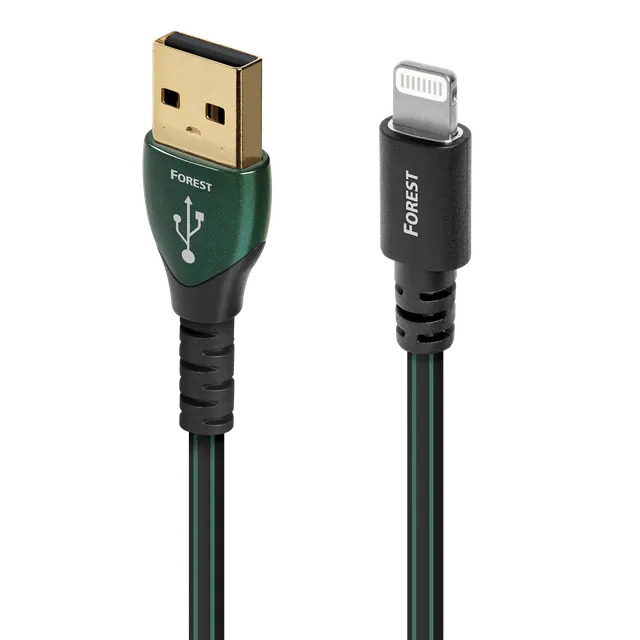 AudioQuest Forest USB-A Lightning cavo USB argento