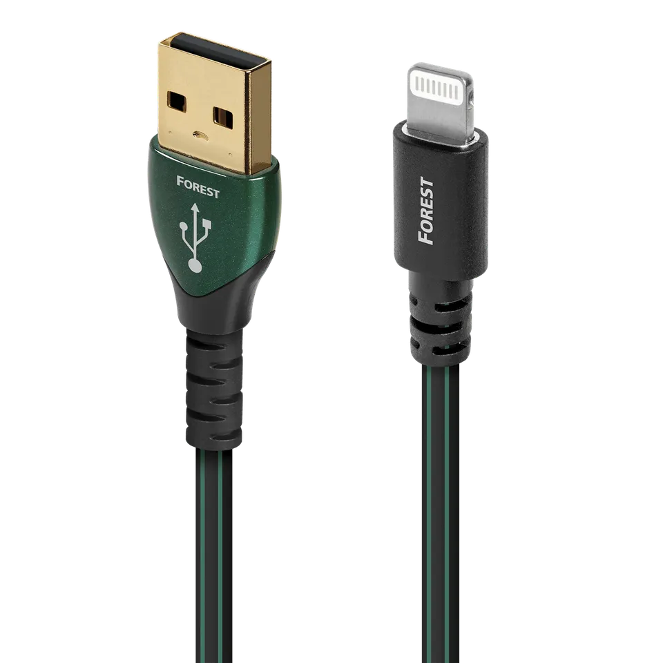 AudioQuest Forest USB-A Lightning cavo USB argento