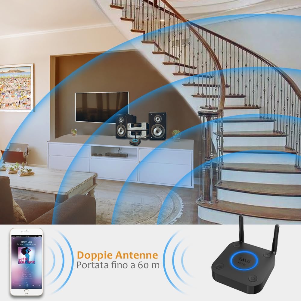 1Mii B06 Pro Ricevitore Bluetooth HiFi aptX LL 60m