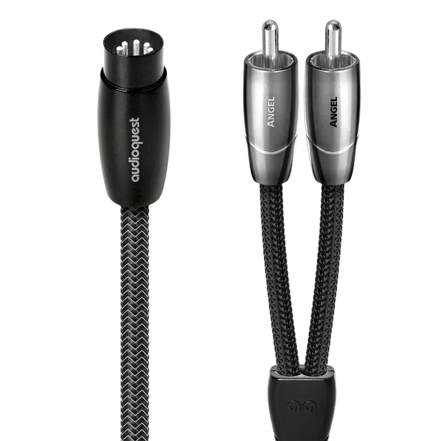 Audioquest Angel cavo giradischi DIN 5 poli-RCA argento PSS