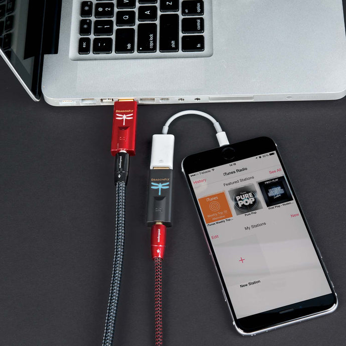Audioquest DragonFly Black DAC USB cuffie 32-bit ESS 9010