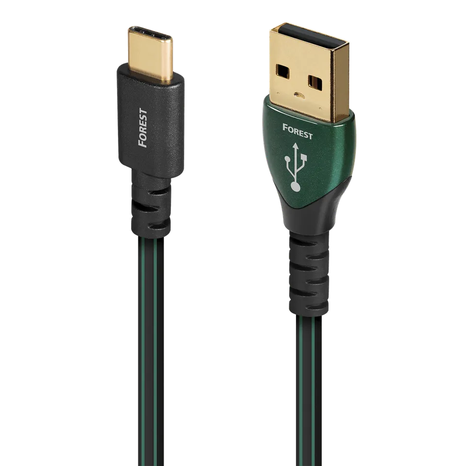Audioquest Forest USB-C A cavo USB audio argento schermato