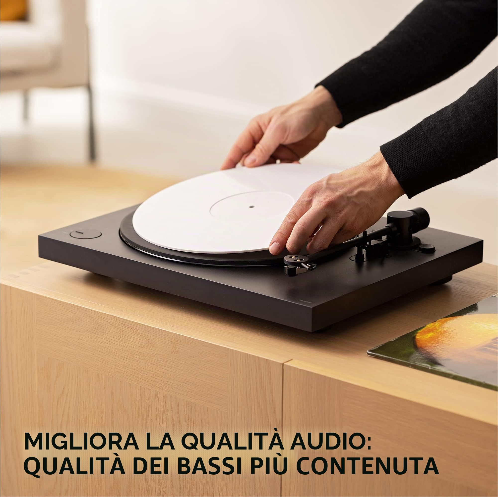 Big Fudge Tappetino Giradischi Acrilico 30,5 cm Bianco