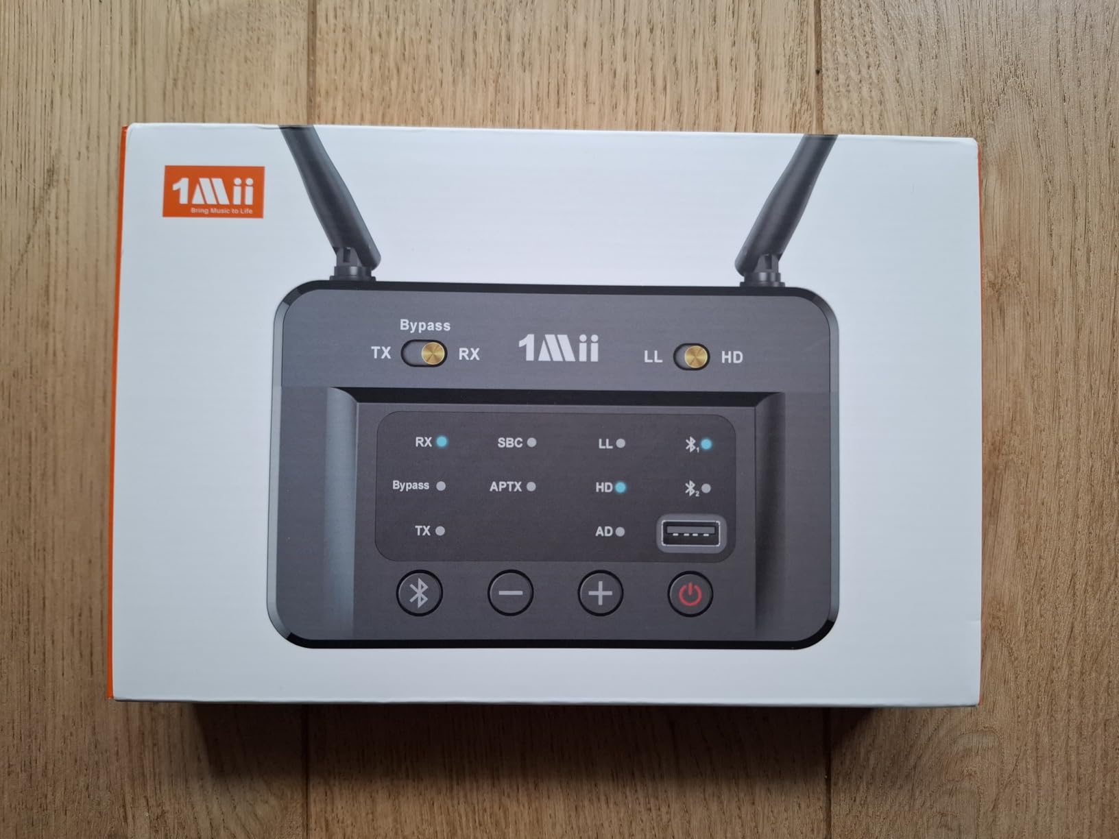1Mii B03S Trasmettitore Ricevitore Bluetooth 5.3 aptX TV