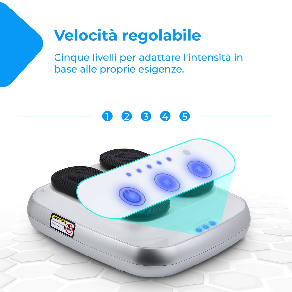 NK Esercitatore Elettrico Gambe Passivo Telecomando 5 Velocità