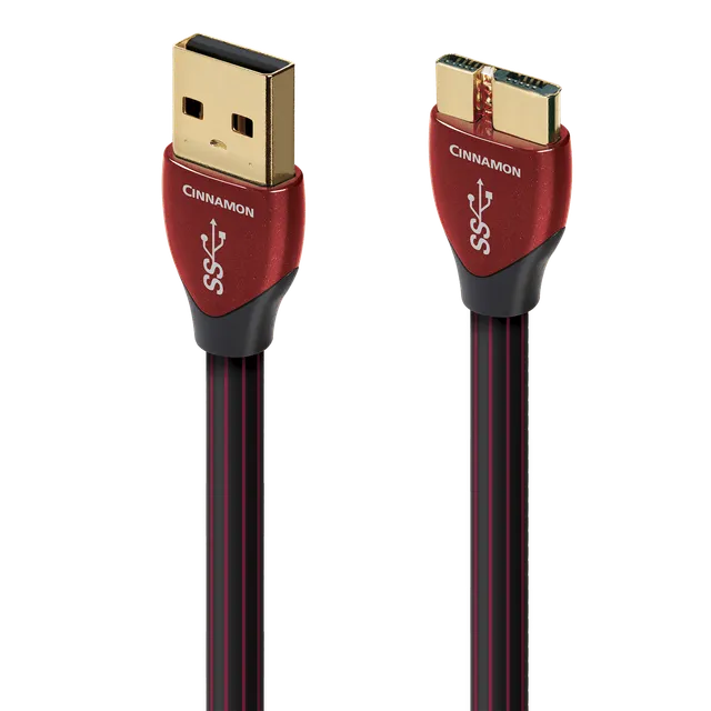 AudioQuest Cinnamon USB-A Micro-B 3.0 cavo USB argento