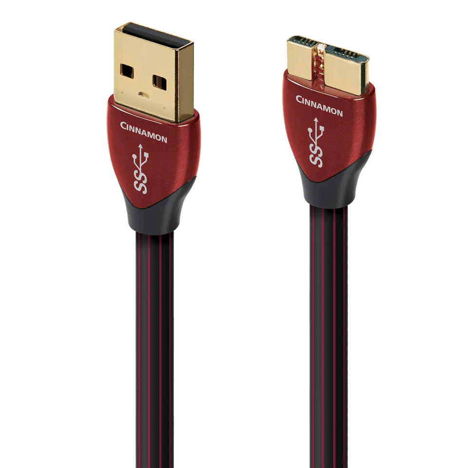 AudioQuest Cinnamon USB-A Micro-B 3.0 cavo USB argento