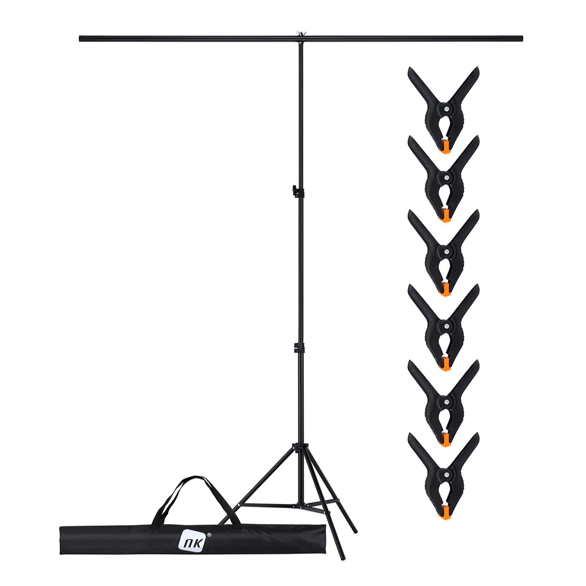 NK Supporto Sfondo Fotografico 1,5x2 m con Treppiede e Borsa